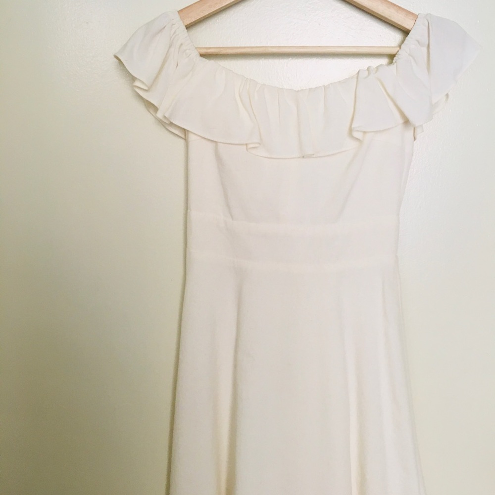 Zara Open shoulder mini dress